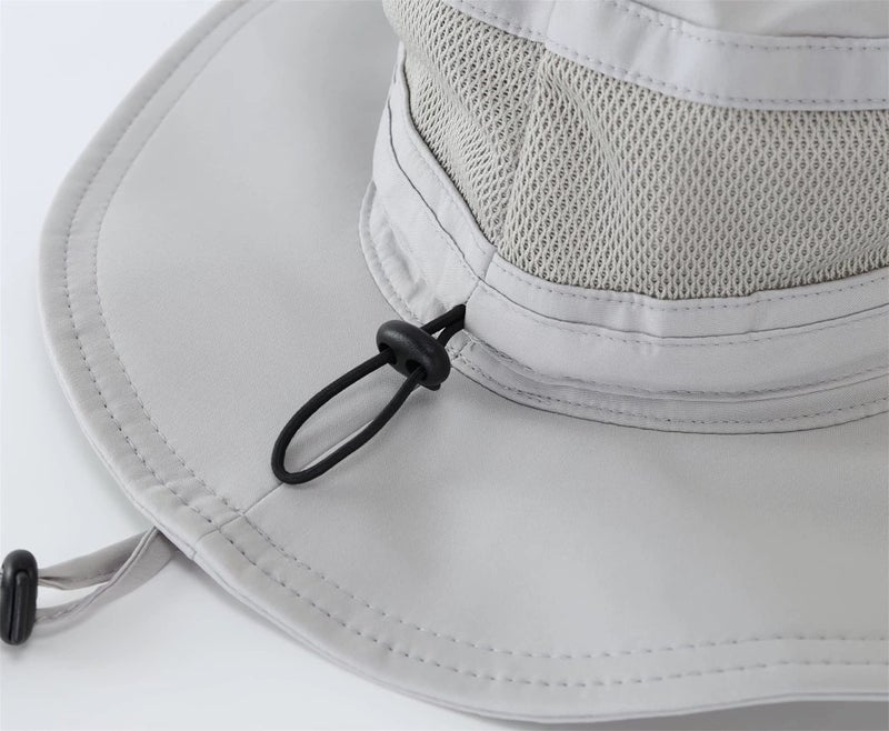 Connectyle Kids UPF 50+ UV Sun Hat for Toddler Baby Adjustable Outdoor Summer Hat for Beach S Gray - Image 5